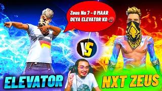 Nxt Zeus Defeat NG Elevator ?On Live Stream | Elevator FF  Vs Nxt Zeus  | Garena Free Fire