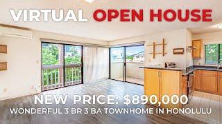 Honolulu Townhome For Sale . Virtual Open House . Hawaii Real Estate