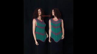 How to Crochet a Summer Top Pattern #525│by ThePatternFamily