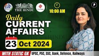 23 October Current Affairs 2024 | Daily Current Affairs | Current Affairs Today