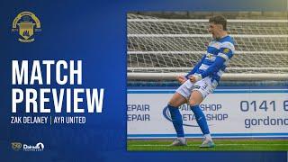 Greenock Morton | Zak Delaney | Ayr United Preview