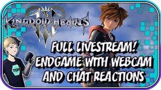 KINGDOM HEARTS 3! Endgame with Webcam Reactions + Twitch Chat