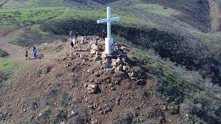 Hiking to the cross on Mt. McCoy and it's awesome history