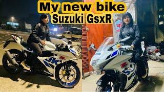 Suzuki Gsx-R  II My new bike II Rider girl II  Sakira sahrin dipa II Bangladeshi lady biker II