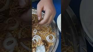 Rice  raita onion  yummy lunch #viralvideos #food