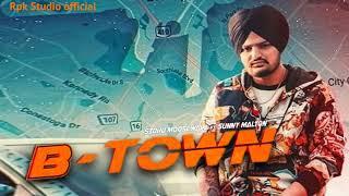 Sidhu Moose Wala - B Town |Byg Byrd |Rpk Studio official |New Punjabi song 2022