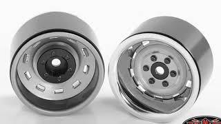 ล้อสเกล Rally 1.9" Beadlock Wheels (Silver)