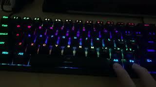 How To Change The RGB Of a Redragon K630 Keyboard