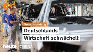 heute journal vom 22.11.2024 Krise bei Bosch, Wahlkampf der SPD, Koalitionsvertrag in Thüringen