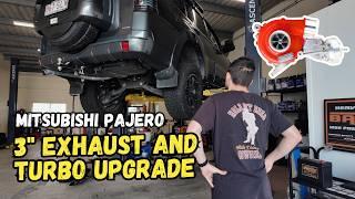 3" Exhaust System and Turbo Upgrade For The Mighty Pajero