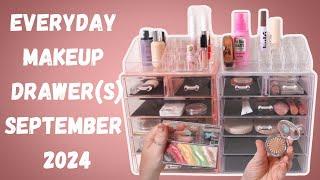 Everyday Makeup Drawer(s) September 2024 – Declutter + Shop My Stash