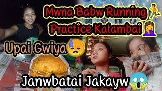 Mwnababw Running‍️ Practice Kalambai‍️Janw Lubwibanw Jakayw||@manishabty16