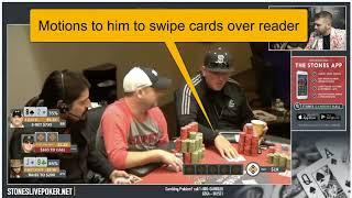 Dealer Alerts Player To Rescan Cards In Hand With Mike Postle