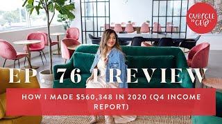 Ellen Yin from Cubicle to CEO: How I Made $560,348 in 2020 (Q4 Income Report)