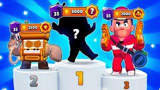 Топ 10 рекордов самых больших кубков на 1 бойце | Brawl Stars