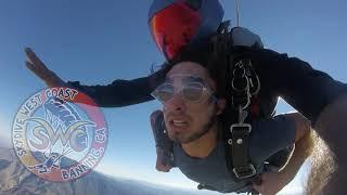 Conner Word's mind blowing leap with Skydive West Coast