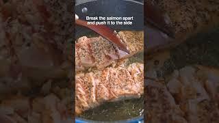 GOLDEN SALMON FRIED RICE #recipe
