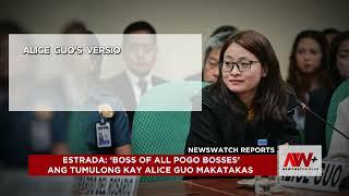 Estrada: 'Boss of all POGO bosses' ang tumulong kay Alice Guo makatakas | NewsWatch Reports