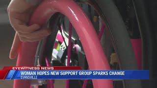 Woman forms disability support group in Evansville