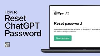 How To Reset your ChatGPT Password - Full Guide