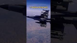 Top 10 Air To Air Missiles In The World #shorts