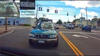 Illegal road rage Subaru driver | JoeteckTips