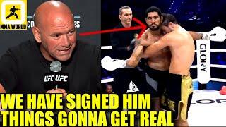 The last Man to beat Alex Pereira in Kickboxing has signed with the UFC,How good is Izzy?,Dana White