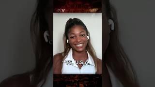 Gabby Thomas on USA vs. Jamaica rivalry  #olympics #trackandfield #usa #jamaica #shorts