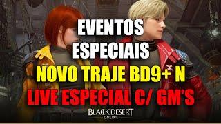 Eventos Especiais Novo Traje BD9+N c/ Novas Danças | Black Desert Online