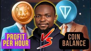 Profit Per Hour vs Coin Balance - Hamster Kombat Airdrop Task