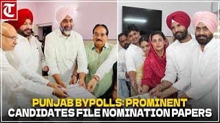 Punjab bypolls: AAP's Ishank Chabbewal, Cong's Amrita Warring, BJP's Manpreet Badal files papers