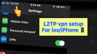 How to setup L2TP vpn in ios for free and it’s unlimited.