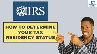 US Tax Residency Test Explained (H1B , F1 & J1 Visa Taxpayers)