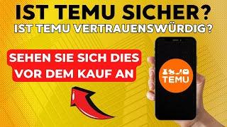 Ist Temu sicher? Ist Temu vertrauenswürdig? Temu bewertungen