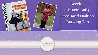 [332]Chinelo Bally FreeHand Fashion|Batwing Top