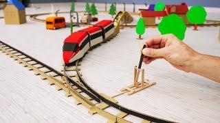 DIY Incredible Railway with Train Track Changes