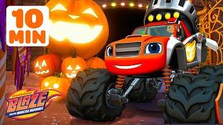 Blaze's PUMPKIN Missions, Rescues and Adventures!  w/ AJ | Blaze and the Monster Machines