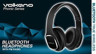 Bluetooth Headphones With FM Radio | Phonic Series | Volkano