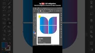 New rectangle logo design in illustrator | #shorts #illustrator