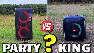 JBL Partybox Encore vs Hisense HP100 sound battle [Outdoor] 