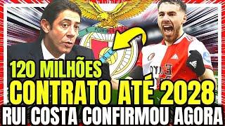 RUI COSTA CONFIRMOU AGORA! CONTRATO ATÉ 2028! NOTICIAS DO BENFICA! NOTICIAS DO BENFICA AGORA