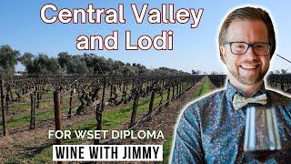 California Central Valley and Lodi AVA for WSET Level 4 (Diploma)