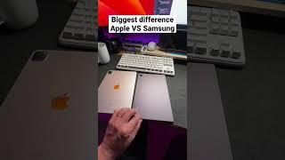 Biggest differences between APPLE IPAD VS SAMSUNG TABLET #teamapple #teamsamsung