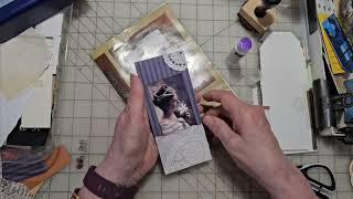 Junk Journal ideas - #armslengthart creating journal tags from what is on my desk