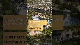 Dubai real estate NEW GREEN community of villas and townhouses ALDAR ATHLON | Dubai 2024