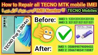 How to Repair all TECNO MTK mobiles IMEI number in 1 click by UMT Pro | UMT Pro new update 2024