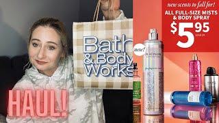 BATH & BODY WORKS $5.95 MIST SALE HAUL!! NEW POLAR PLANET COLLECTION DROPPED! Sale this weekend!