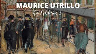 Maurice Utrillo Paintings with TITLES Curated Exhibition 2  Famous French Impressionist