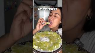 Lime and salt is so amazing together… @Paula_Gonzalez  #reaction #comedy #shorts  #foodie