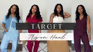 TARGET CLOTHING HAUL | FALL FASHION 2024 | TARGET PRE-FALL OUTFIT IDEAS | TRY ON HAUL